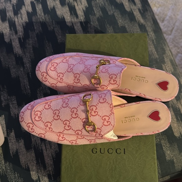 Gorgeous Gucci Princeton canvas mules - Picture 4 of 6